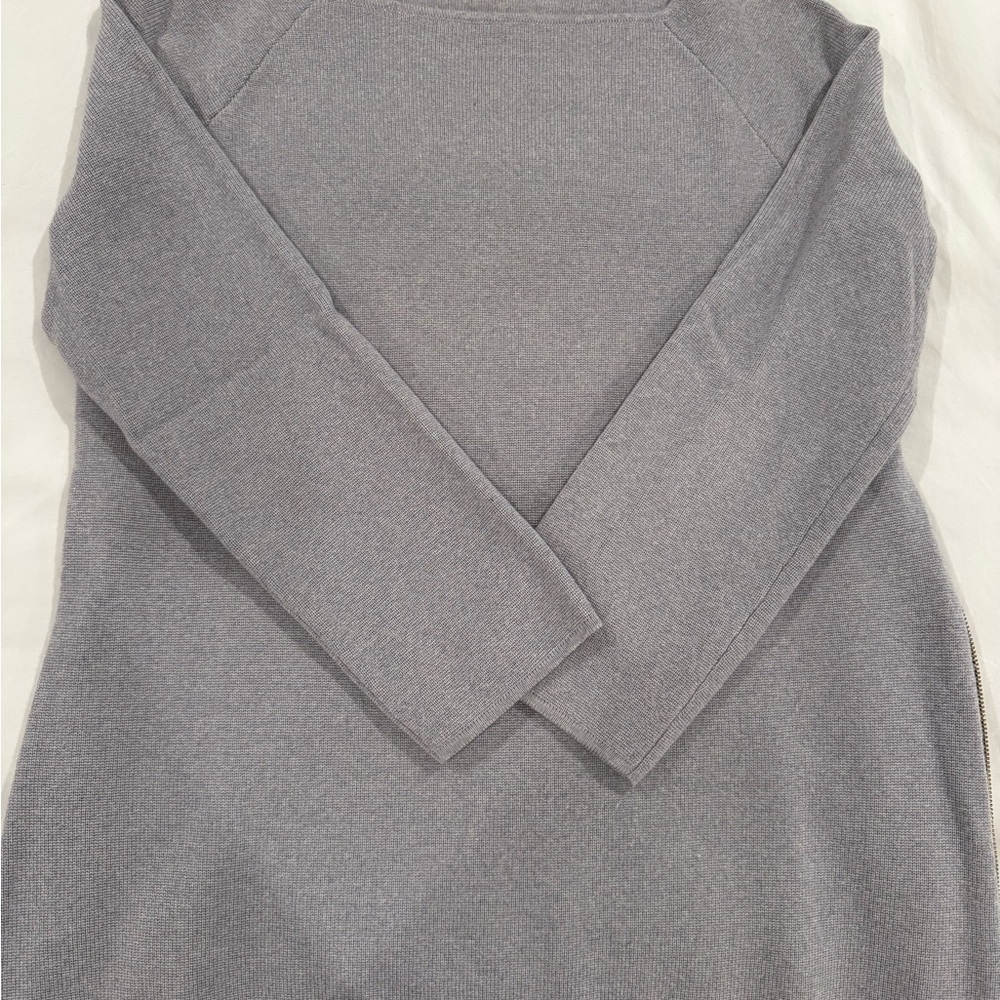 Tory Burch Light Gray Crew Neck Sweater